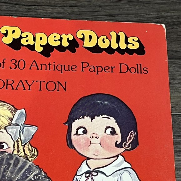 Vintage 1978 Dolly Dingle Paper Doll Book Around The World Grace G Drayton Uncut - Picture 4 of 16